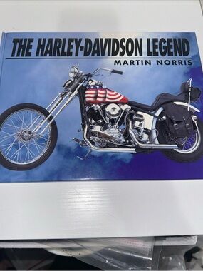 Harley-Davidson Hardcover with Black and White Cover Imagery